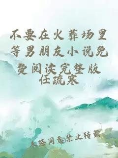 不要在火葬场里等男朋友小说免费阅读完整版