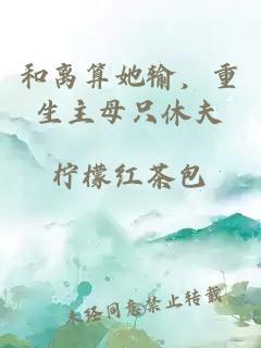 和离算她输，重生主母只休夫
