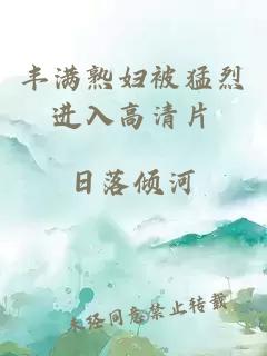 丰满熟妇被猛烈进入高清片