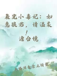 枭宠小毒妃：如意狼君，请温柔！