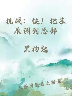 抗战：快！把苏辰调到总部