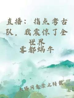 直播：指点考古队，我震惊了全世界