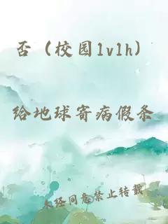 否（校园1v1h）