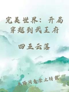 完美世界：开局穿越到武王府