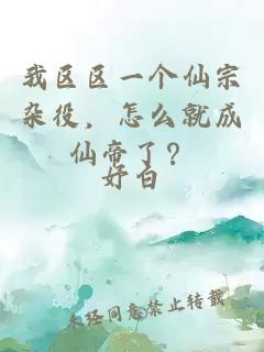 我区区一个仙宗杂役，怎么就成仙帝了？