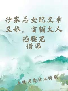 抄家后女配又乖又娇，首辅大人掐腰宠