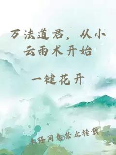 万法道君，从小云雨术开始