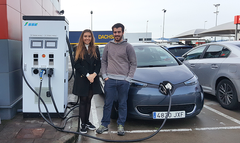 SSE 3-in-1 charger connected to major EV models in Europe market