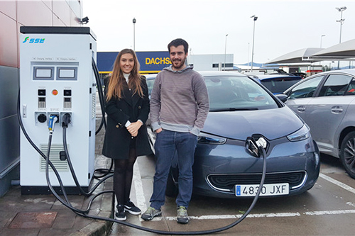 Bilbao Airport charging project in Spain
